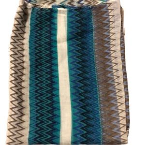 Lucky Leaf Infinity Aztec scarf